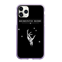 Чехол iPhone 11 Pro матовый Memento Mori Надпись