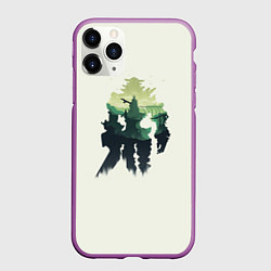 Чехол iPhone 11 Pro матовый Shadow of colossus, цвет: 3D-фиолетовый