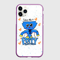 Чехол iPhone 11 Pro матовый POPPY PLAYTIME - KISSY MISSY КИССИ МИССИ, цвет: 3D-фиолетовый