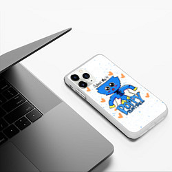 Чехол iPhone 11 Pro матовый POPPY PLAYTIME - KISSY MISSY КИССИ МИССИ, цвет: 3D-белый — фото 2