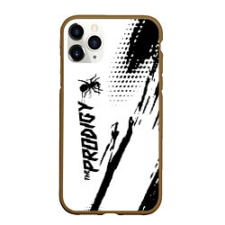 Чехол iPhone 11 Pro матовый The prodigy - логотип, цвет: 3D-коричневый