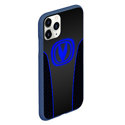 Чехол iPhone 11 Pro матовый ЧАНГАН ТЕХНОЛОГИЧЕСКОЕ СОТЫ, цвет: 3D-тёмно-синий — фото 2