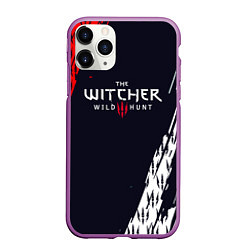 Чехол iPhone 11 Pro матовый THE WITCHER WILD HUNT КОГТИ, цвет: 3D-фиолетовый