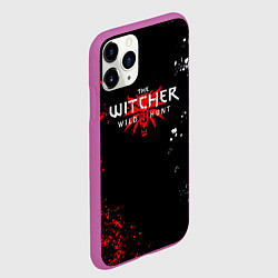 Чехол iPhone 11 Pro матовый THE WITCHER: Ведьмак: Охотник на Монстров, цвет: 3D-фиолетовый — фото 2