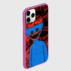 Чехол iPhone 11 Pro матовый ХАГГИ ВАГГИ - HUGGY WUGGY - СИНИЙ МОНСТР, цвет: 3D-фиолетовый — фото 2