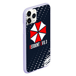 Чехол iPhone 11 Pro матовый Umbrella Corporation Resident Evil Краски, цвет: 3D-светло-сиреневый — фото 2