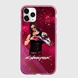 Чехол iPhone 11 Pro матовый Love Johnny, цвет: 3D-малиновый