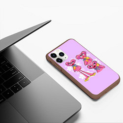 Чехол iPhone 11 Pro матовый РАЗНАЯ КИССИ МИССИ KISSY MISSY, цвет: 3D-коричневый — фото 2