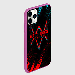 Чехол iPhone 11 Pro матовый Watch Dogs 2 watch dogs: legion, цвет: 3D-фиолетовый — фото 2