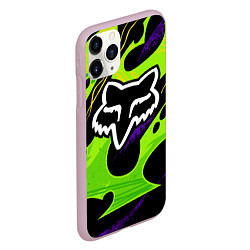 Чехол iPhone 11 Pro матовый FOX - MOTOCROSS, цвет: 3D-розовый — фото 2