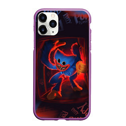 Чехол iPhone 11 Pro матовый HuggyWuggy PP, цвет: 3D-фиолетовый