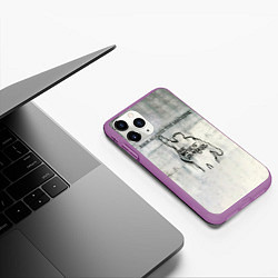 Чехол iPhone 11 Pro матовый Battle of Los Angeles - Rage Against the Machine, цвет: 3D-фиолетовый — фото 2