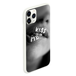 Чехол iPhone 11 Pro матовый Kiss- me, цвет: 3D-белый — фото 2