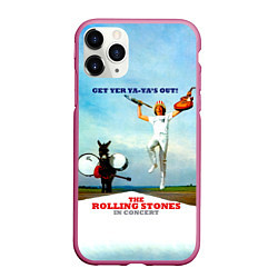 Чехол iPhone 11 Pro матовый Get Yer Ya-Yas Out! - The Rolling Stones, цвет: 3D-малиновый