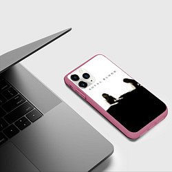 Чехол iPhone 11 Pro матовый How Did We Get So Dark? - Royal Blood, цвет: 3D-малиновый — фото 2