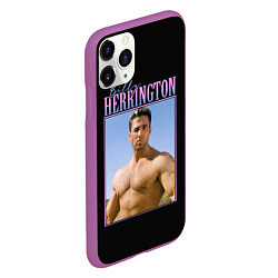 Чехол iPhone 11 Pro матовый Billy Herrington Photo, цвет: 3D-фиолетовый — фото 2