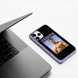 Чехол iPhone 11 Pro матовый Billy Herrington Photo, цвет: 3D-светло-сиреневый — фото 2