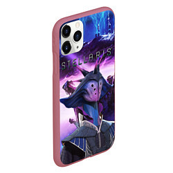 Чехол iPhone 11 Pro матовый STELLARIS СТЕЛЛАРИС, цвет: 3D-малиновый — фото 2