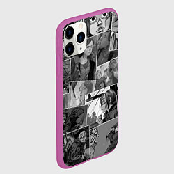 Чехол iPhone 11 Pro матовый The last of us comix, цвет: 3D-фиолетовый — фото 2