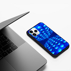 Чехол iPhone 11 Pro матовый GLOWING SPOTLIGHTS, цвет: 3D-черный — фото 2