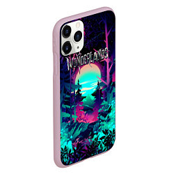 Чехол iPhone 11 Pro матовый WONDERLANDS Легендарный Лес, цвет: 3D-розовый — фото 2