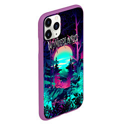 Чехол iPhone 11 Pro матовый WONDERLANDS Легендарный Лес, цвет: 3D-фиолетовый — фото 2