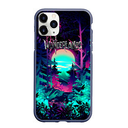 Чехол iPhone 11 Pro матовый WONDERLANDS Легендарный Лес, цвет: 3D-серый