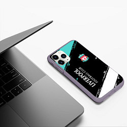 Чехол iPhone 11 Pro матовый Liverpool footba lclub, цвет: 3D-серый — фото 2