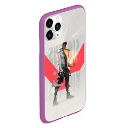 Чехол iPhone 11 Pro матовый PHOENIX VALORANT, цвет: 3D-фиолетовый — фото 2