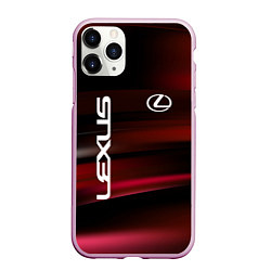 Чехол iPhone 11 Pro матовый Lexus - абстракция, цвет: 3D-розовый