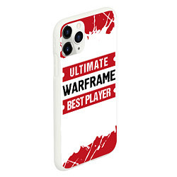 Чехол iPhone 11 Pro матовый Warframe: таблички Best Player и Ultimate, цвет: 3D-белый — фото 2