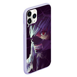 Чехол iPhone 11 Pro матовый Кэн Канэки-Токийский Гуль, цвет: 3D-светло-сиреневый — фото 2
