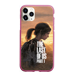 Чехол iPhone 11 Pro матовый Элли и Джоэл TLOU part 1 Remake, цвет: 3D-малиновый