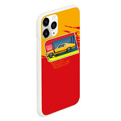 Чехол iPhone 11 Pro матовый Super Muscle Car, цвет: 3D-белый — фото 2