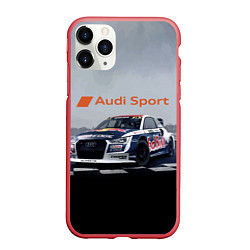 Чехол iPhone 11 Pro матовый Ауди Спорт Гоночная команда Audi sport Racing team, цвет: 3D-красный