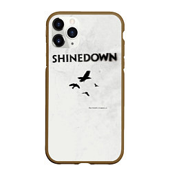Чехол iPhone 11 Pro матовый The Sound of Madness - Shinedown, цвет: 3D-коричневый