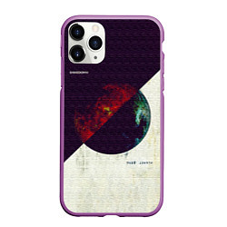 Чехол iPhone 11 Pro матовый Planet Zero - Shinedown, цвет: 3D-фиолетовый