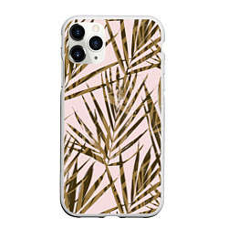 Чехол iPhone 11 Pro матовый Тропические Пальмы Летом