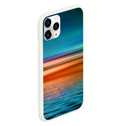 Чехол iPhone 11 Pro матовый Море с размытым фоном, цвет: 3D-белый — фото 2