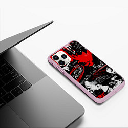 Чехол iPhone 11 Pro матовый XXXTENTACION YOU ARE NOT ALONE, цвет: 3D-розовый — фото 2