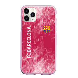 Чехол iPhone 11 Pro матовый Barcelona Пламя