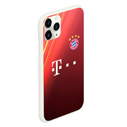 Чехол iPhone 11 Pro матовый Bayern munchen T, цвет: 3D-белый — фото 2