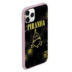 Чехол iPhone 11 Pro матовый Nirvana piranha, цвет: 3D-розовый — фото 2