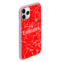 Чехол iPhone 11 Pro матовый Arsenal fly emirates sport, цвет: 3D-розовый — фото 2