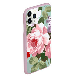 Чехол iPhone 11 Pro матовый Букет роз Лето, цвет: 3D-розовый — фото 2