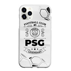 Чехол iPhone 11 Pro матовый PSG Football Club Number 1 Legendary