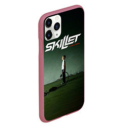 Чехол iPhone 11 Pro матовый Comatose - Skillet, цвет: 3D-малиновый — фото 2