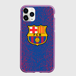 Чехол iPhone 11 Pro матовый Barcelona брызги красок