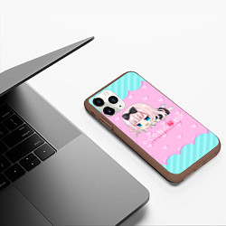 Чехол iPhone 11 Pro матовый Цубамэ Коясу Kaguya-sama: Love is War, цвет: 3D-коричневый — фото 2