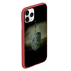 Чехол iPhone 11 Pro матовый Victorious - Skillet, цвет: 3D-красный — фото 2